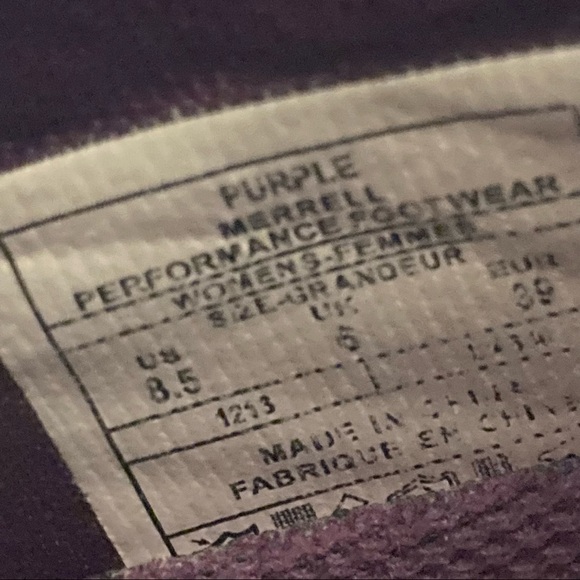 MERRELL Sz 8.5 Performance Footwear Open Fabric Breathable Athletic Sneakers - Picture 9 of 9